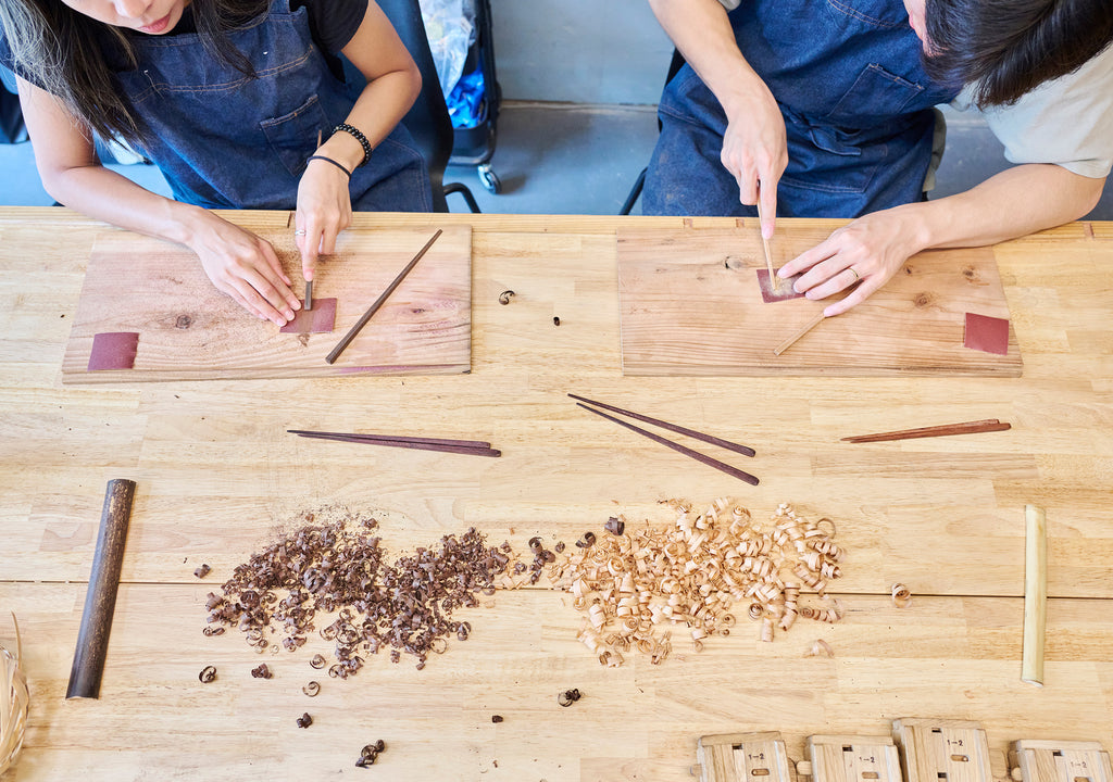 Tokyo: Ginza Chopstick-Making Workshop & Cultural Insights