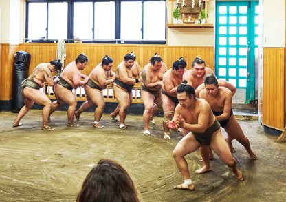 Tokyo: Sumo Morning Practice Viewing Tour at a Real Stable
