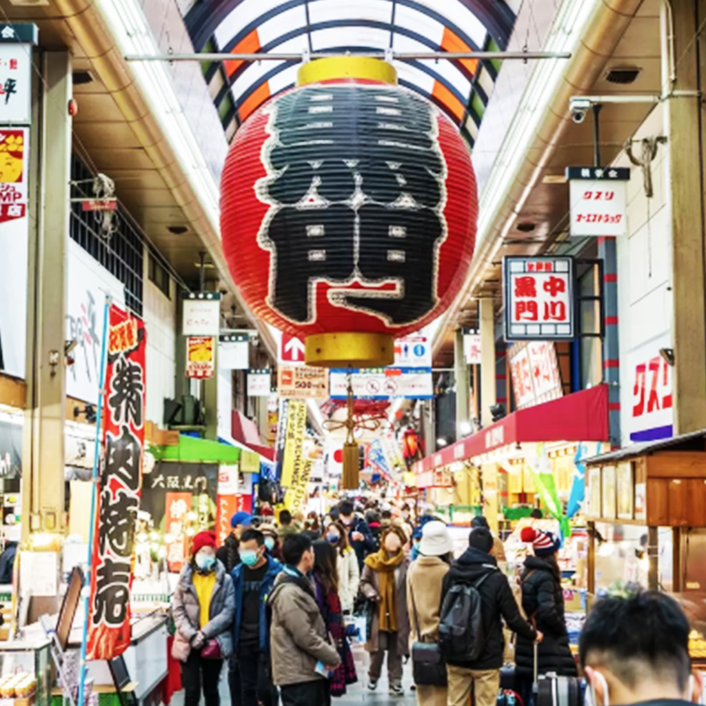 Osaka: Paseo de 2 horas por el distrito de la vida nocturna y cultura gastronómica local