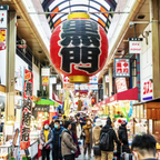 Osaka: Paseo de 2 horas por el distrito de la vida nocturna y cultura gastronómica local