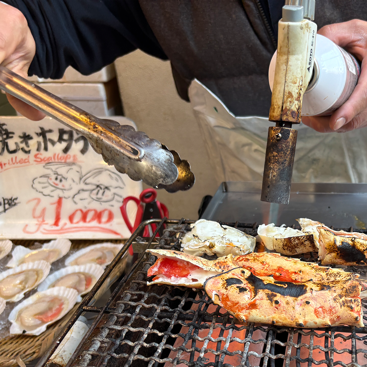 築地市場：試食付き屋台グルメツアー