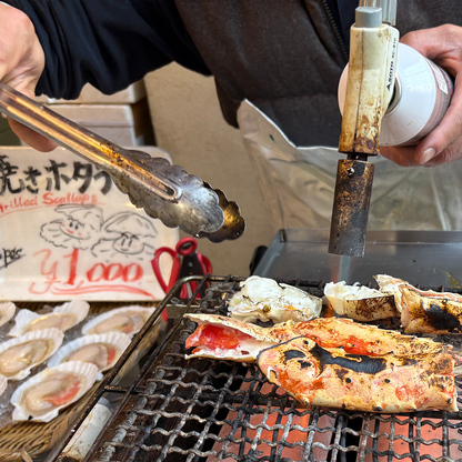 築地市場：試食付き屋台グルメツアー