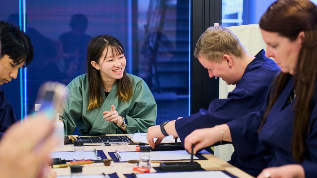 Tokyo: Calligraphy Workshop & Original T-Shirt Creation