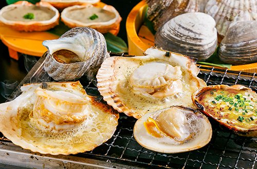 Grill-your-own seafood at Isomaru Suisan izakaya