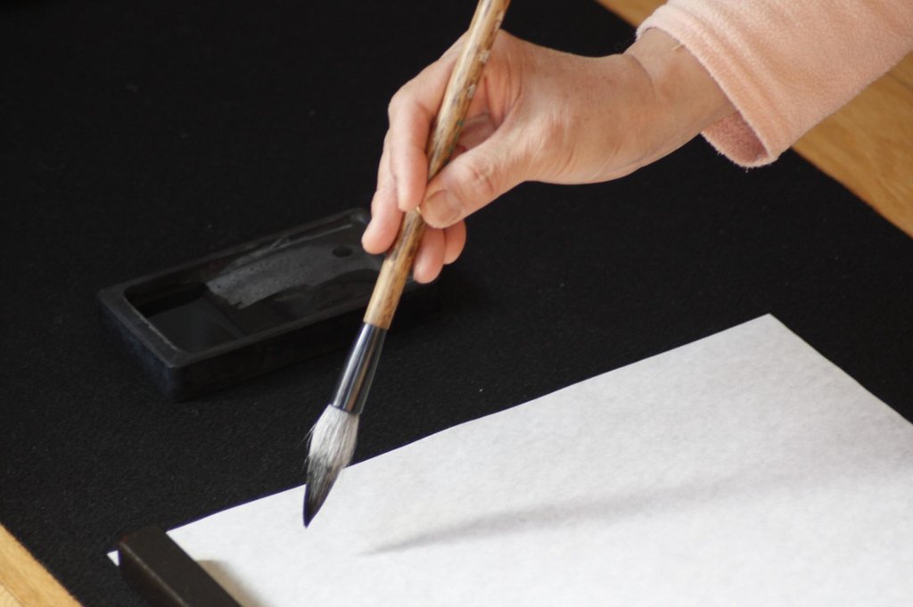 English-friendly calligraphy class in Tokyo