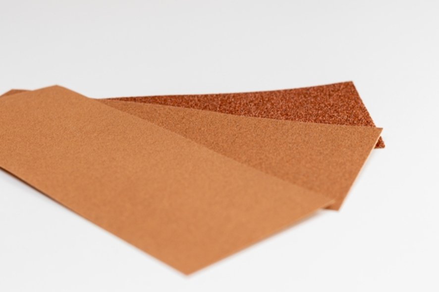 Polishing chopsticks with sandpaper