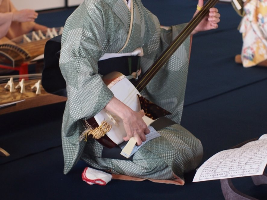 Different types of geisha in traditional dress