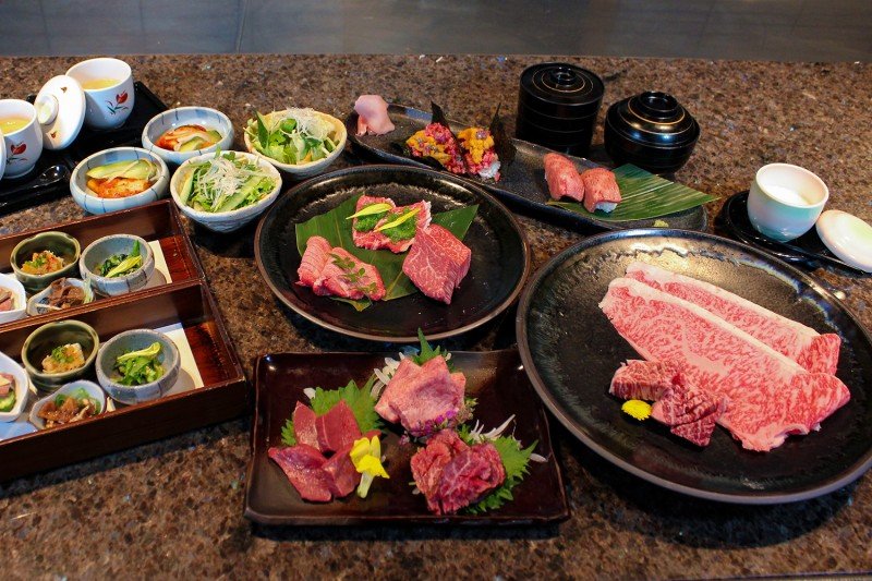 Wagyu yakiniku at Hiro Pontocho Bettei