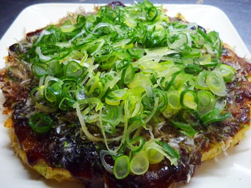 Okonomiyaki at Pontocho Yasubee
