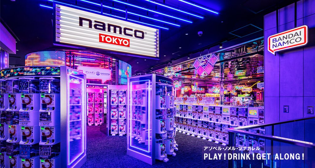 namco TOKYO arcade in Shinjuku