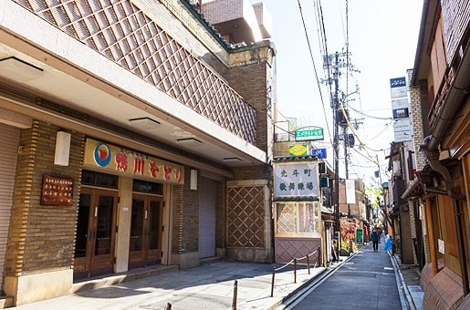 Pontocho Kaburenjo theater near Kamo River