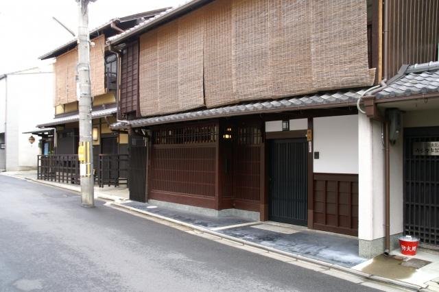 Kamishichiken district traditional teahouses in Kyoto