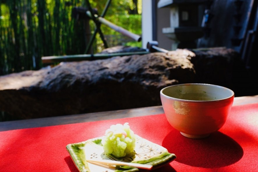 Map showing tea ceremony venues across Japan