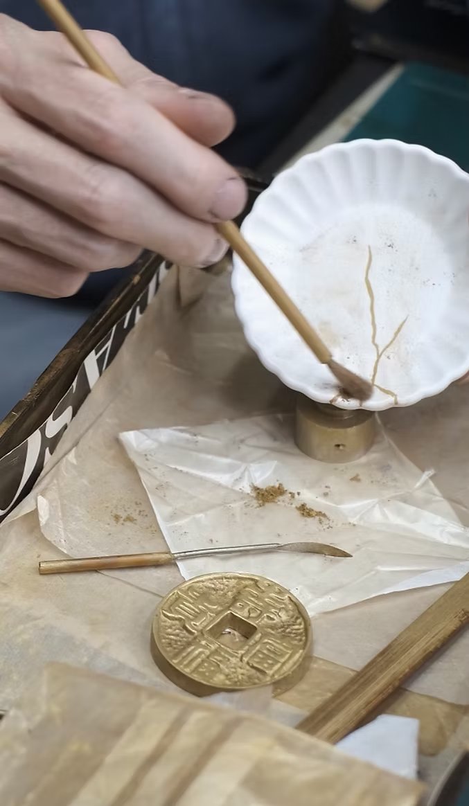 Kanazawa traditional townhouse kintsugi workshop