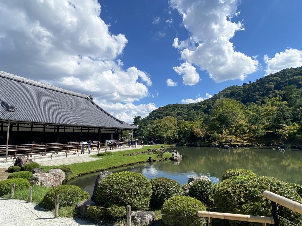 Tenryu-ji Temple pond garden in Arashiyama