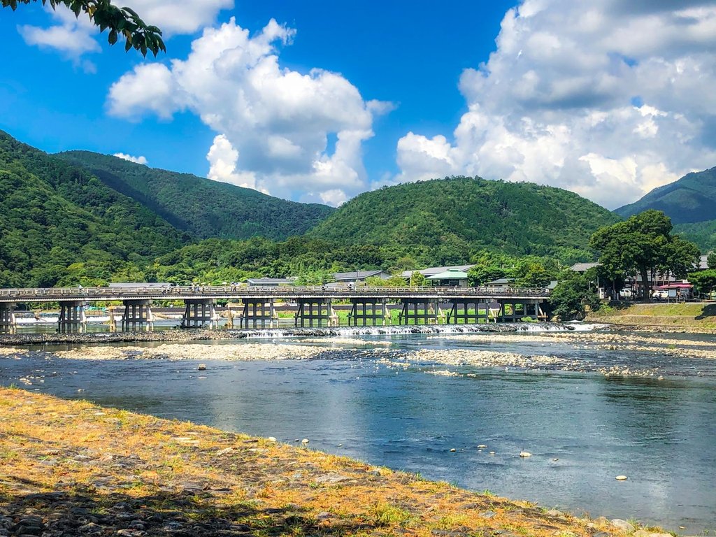Togetsukyo Bridge on Arashiyama walking tour