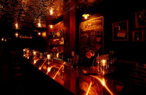 Bee's Knees speakeasy bar interior
