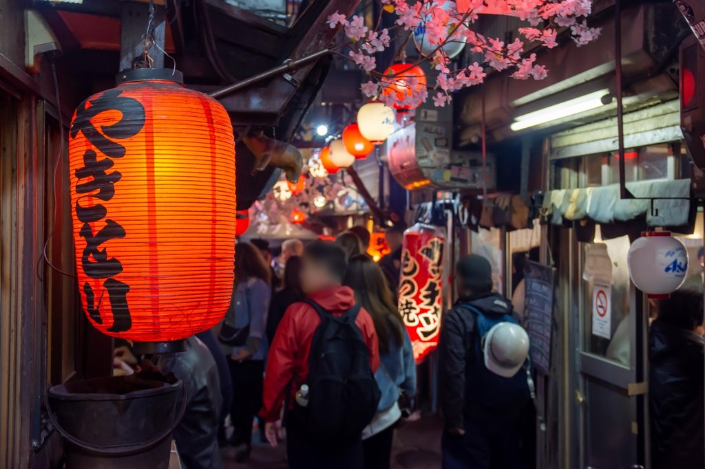 Yakitori shop in Omoide Yokocho