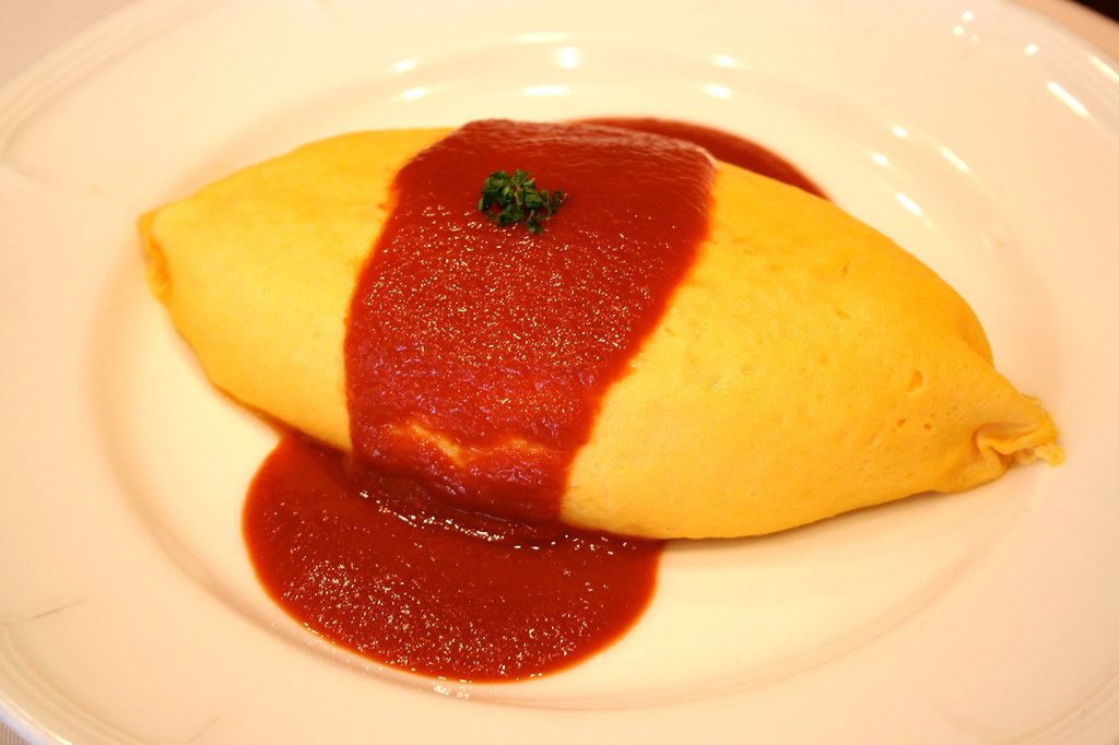 Omurice course at Gensen Yoshoku Sakurai Ueno
