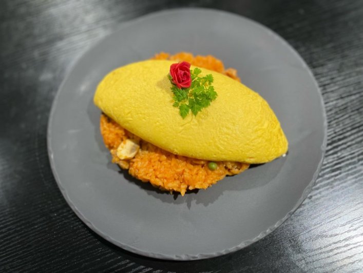 Tampopo omurice at Taimeiken Tokyo