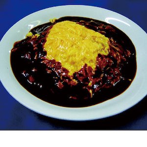 Omurice with demi-glace sauce at grill GRAND Asakusa