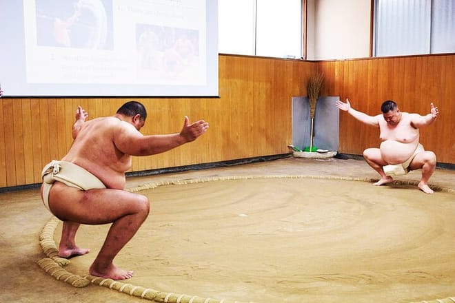 Osaka Sumo Experience with Live Show and Audience Challenge