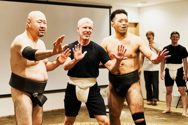 Osaka Sumo Experience with Live Show and Audience Challenge
