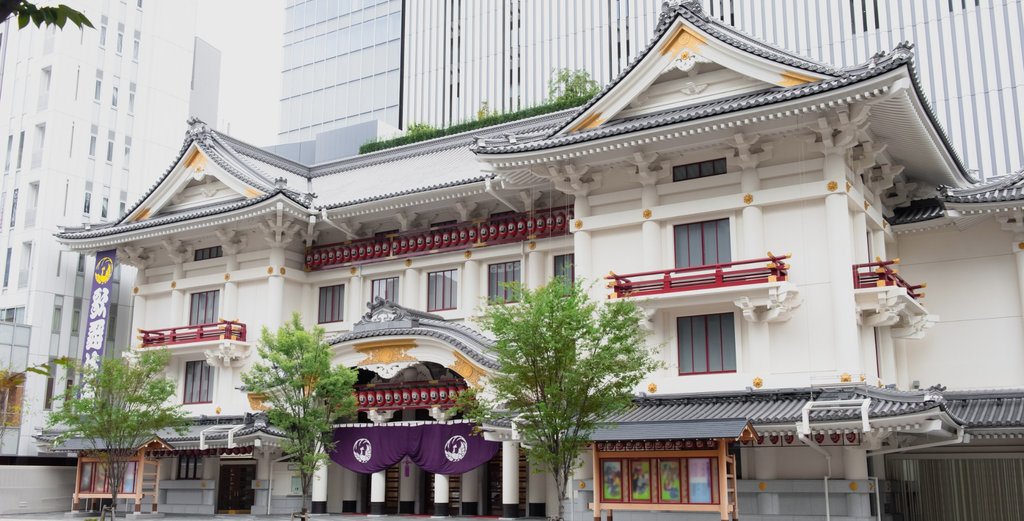 Kabuki-za theater exterior in Ginza