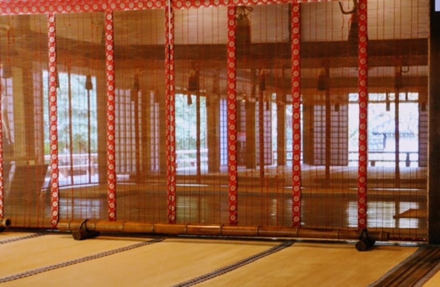 Garden view from inside Shoren-in Monzeki Temple Kyoto