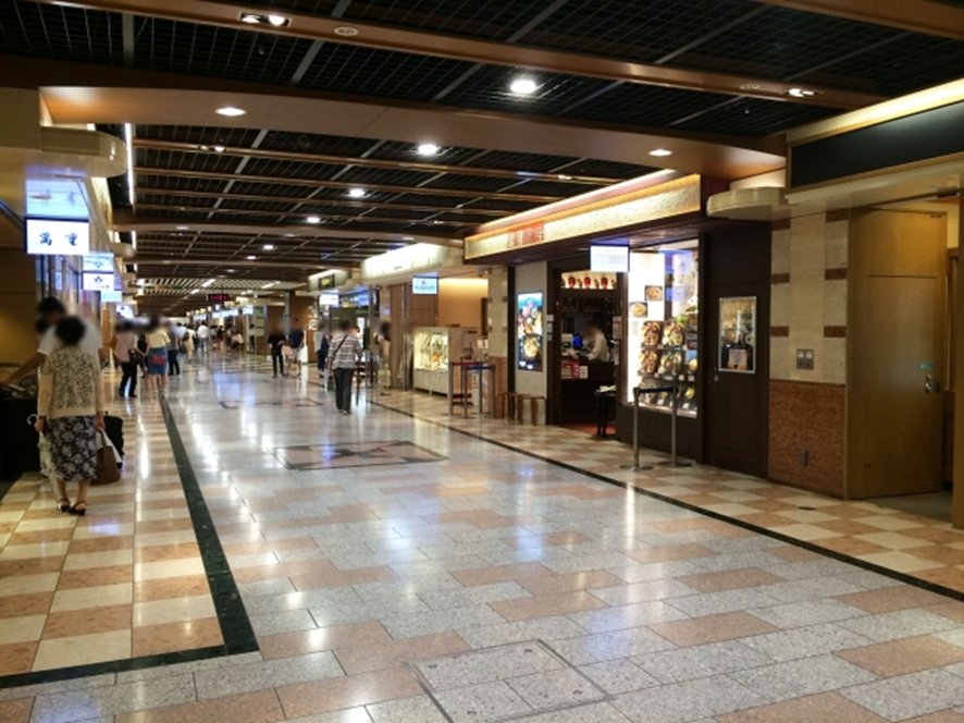 Underground shopping passage at Kyoto Station