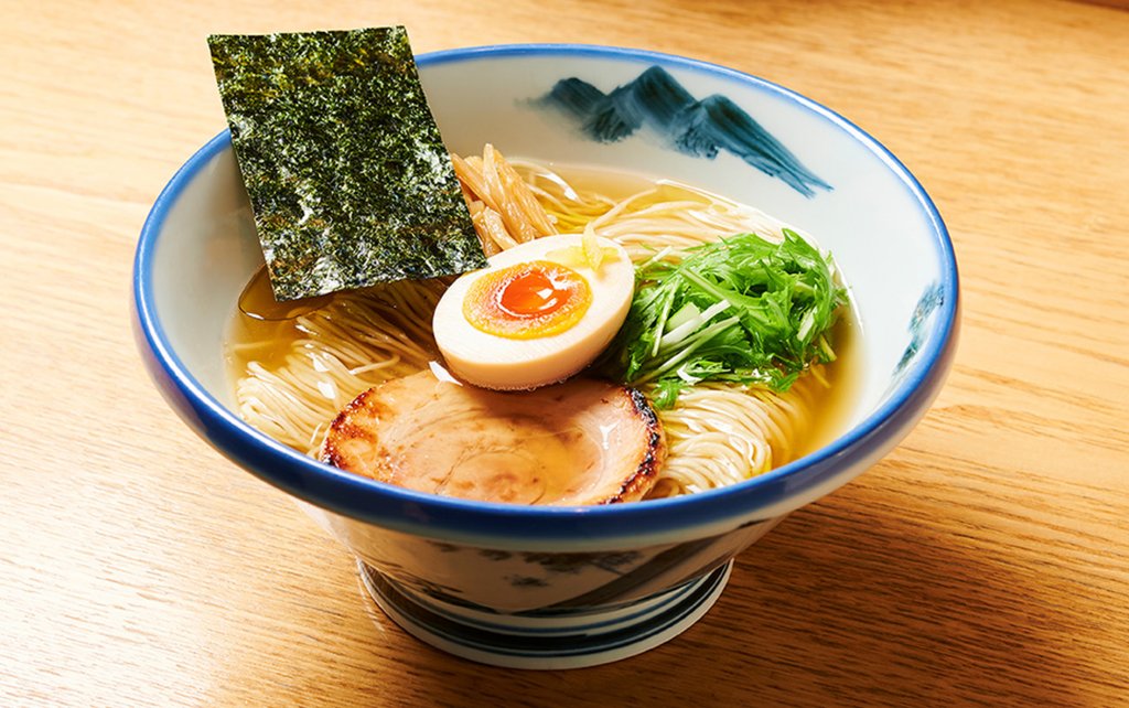 Vegan ramen at AFURI Shinjuku