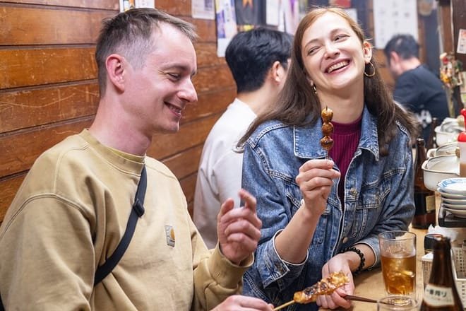 Guided Shinjuku food tour experience