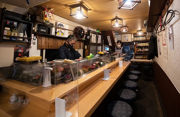 Omakase sushi at Sushitatsu in Shinjuku