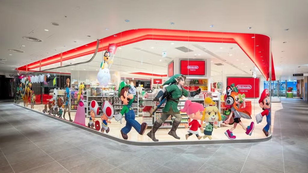 Nintendo TOKYO store interior