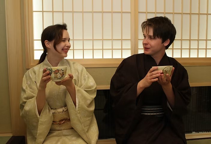 Traditional tea room at Uguisu An in Shibuya
