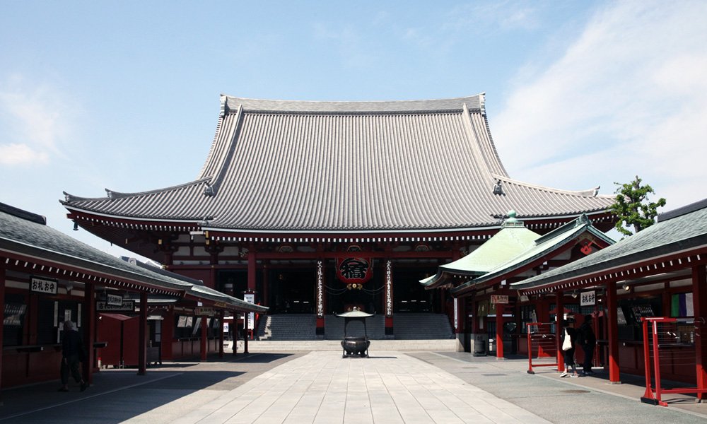 Senso-ji Main Hall in Asakusa