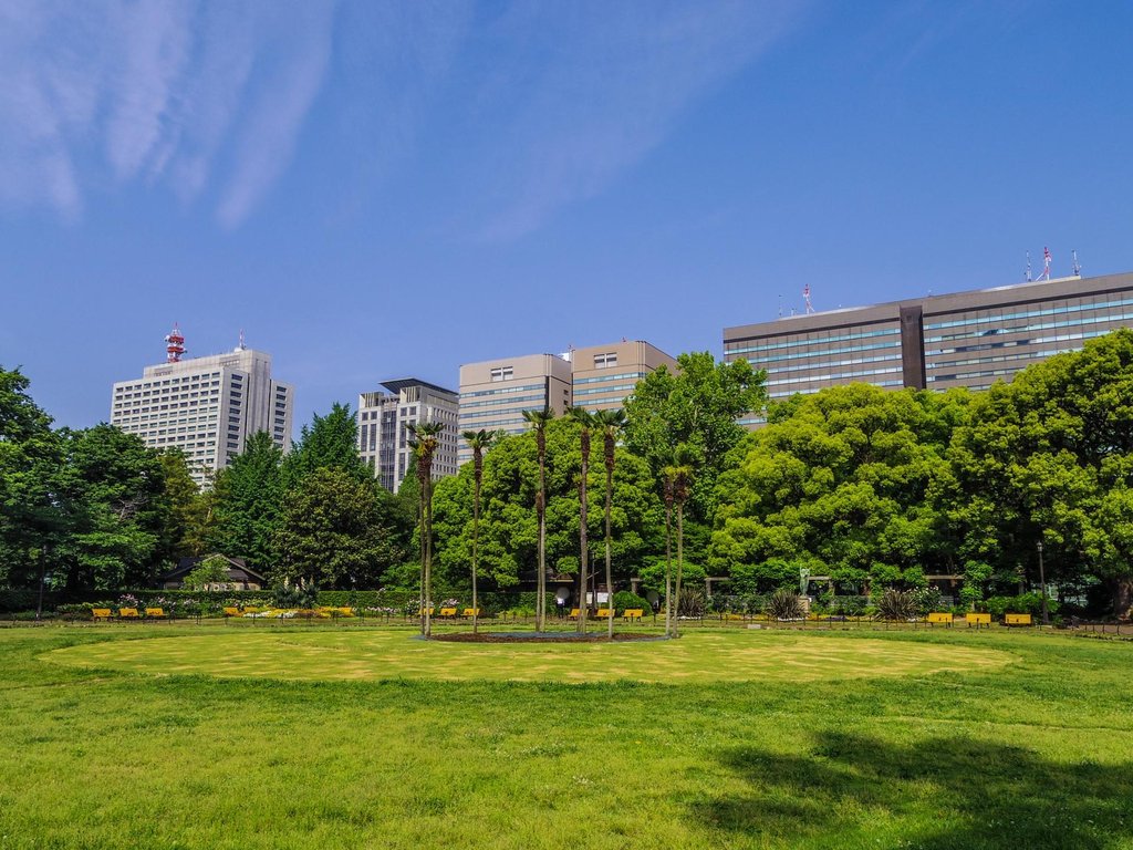 Hibiya Park playground near Ginza