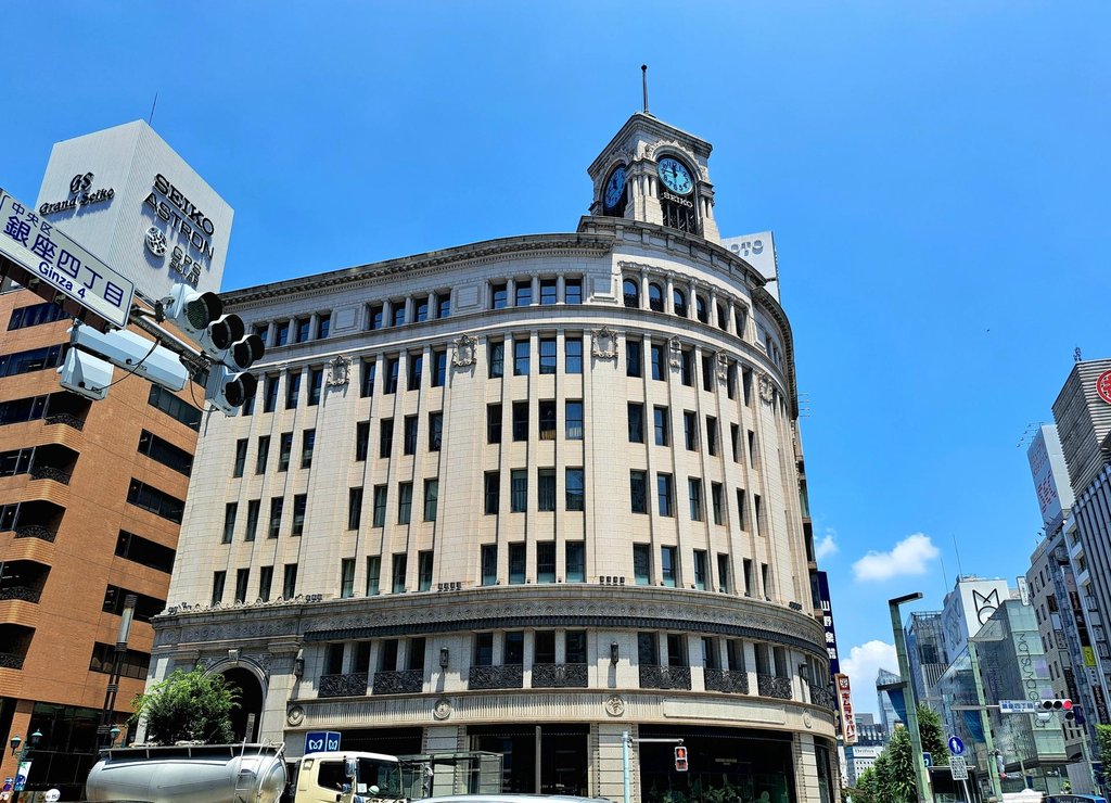 Sightseeing spots in Ginza district