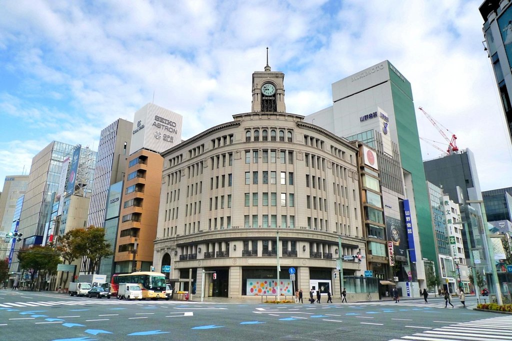 SEIKO HOUSE GINZA clock tower landmark