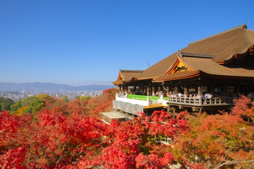 Kiyomizu-dera Temple in Higashiyama Kyoto
