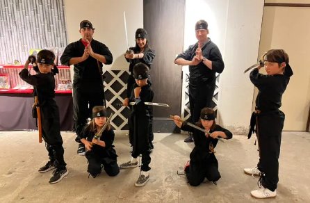 Ninja training experience for kids in Harajuku
