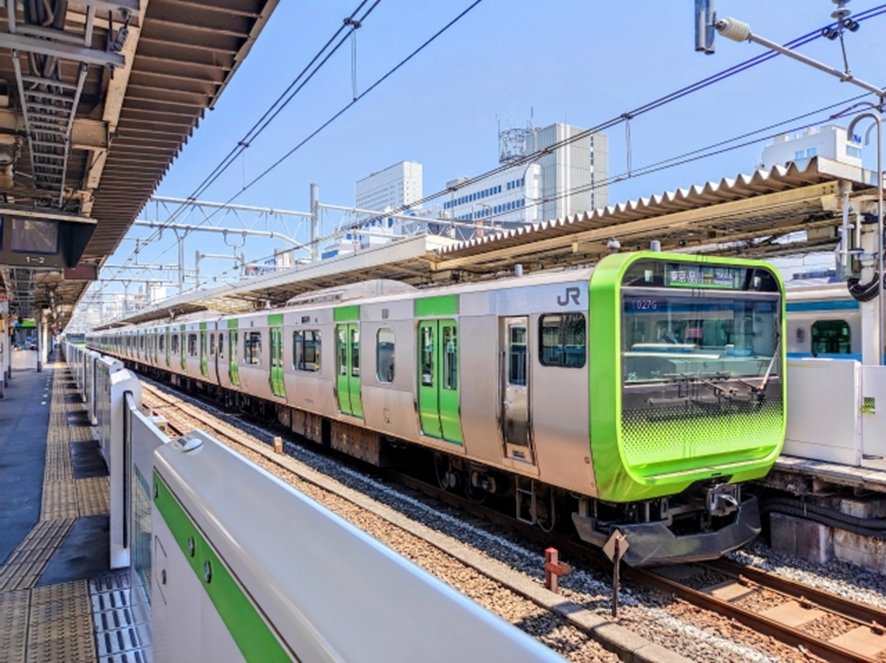 Shibuya Station area with stroller-friendly paths