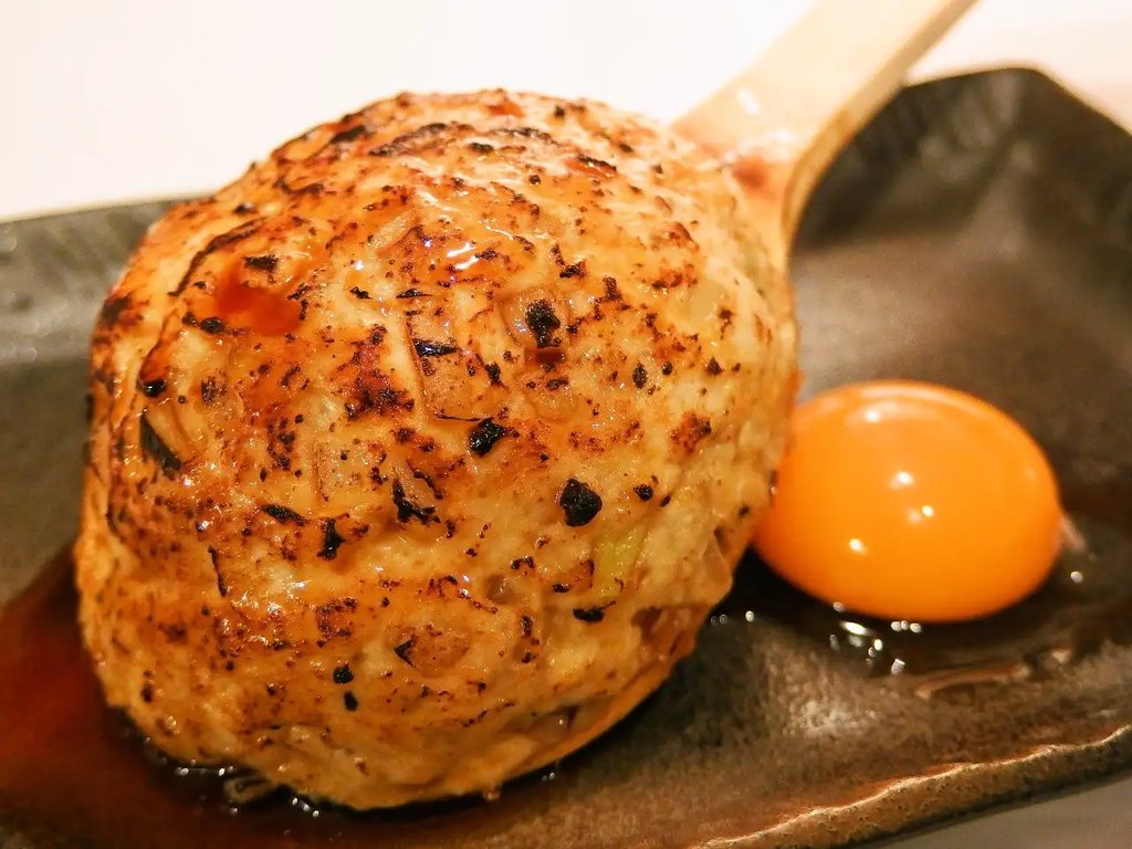 Charcoal-grilled yakitori at Torien restaurant