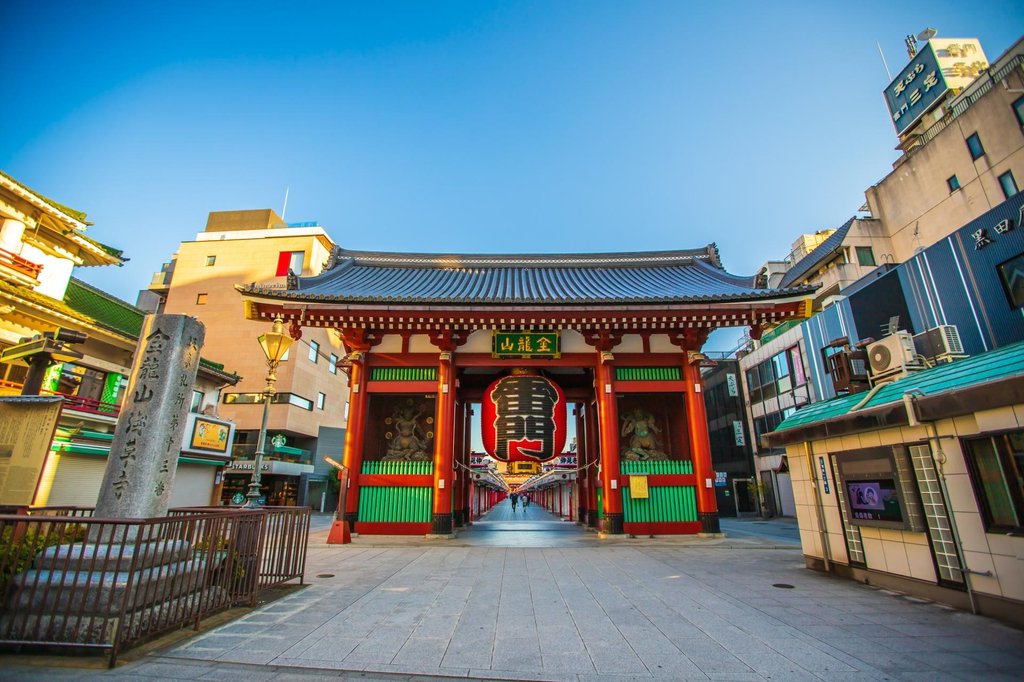 Asakusa and Ueno area with temples and museums for families
