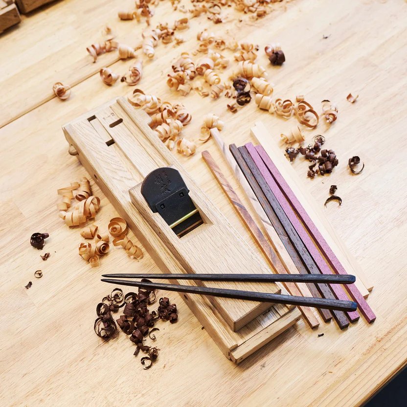 Handmade chopsticks workshop in Ginza