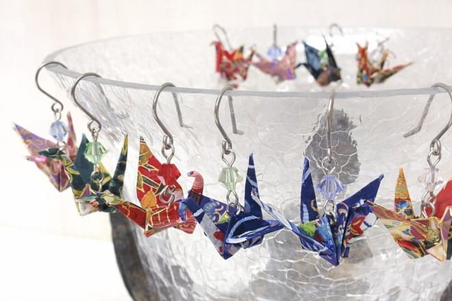 Handmade origami jewelry workshop