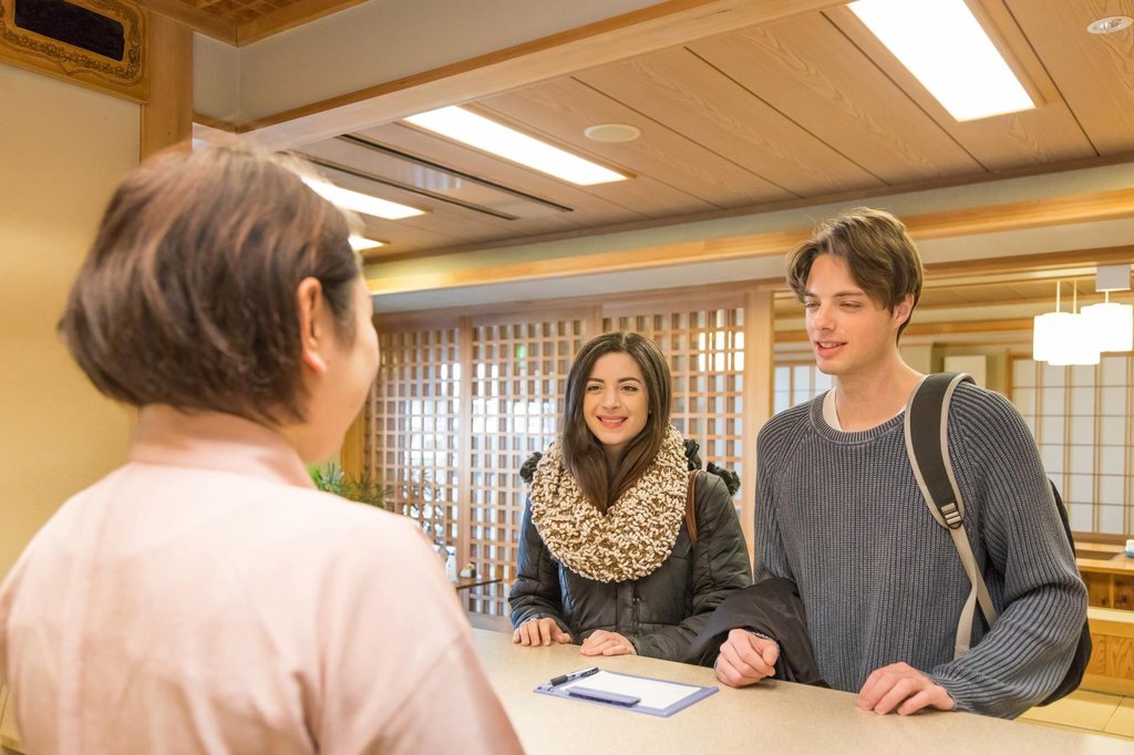 Showing gratitude with a bow in Japan