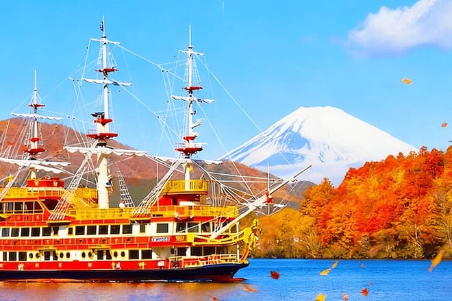 Tokyo: Mt. Fuji Cruise & Hakone Ropeway Day Trip by Bus