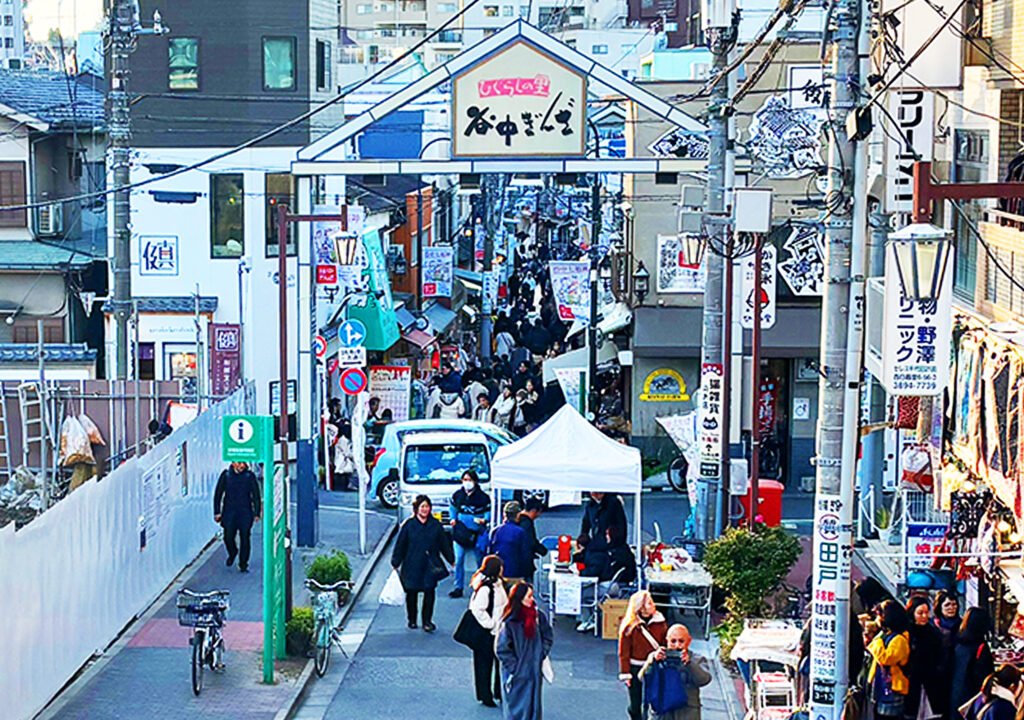 Yanaka historic streets on Tokyo walking tour