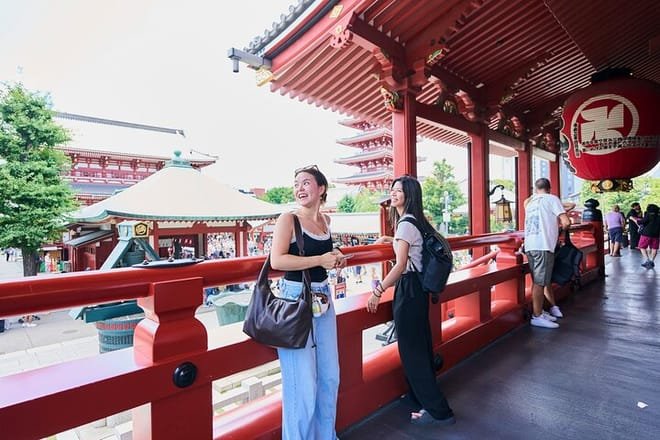 Sensoji Temple in Asakusa on Tokyo walking tour